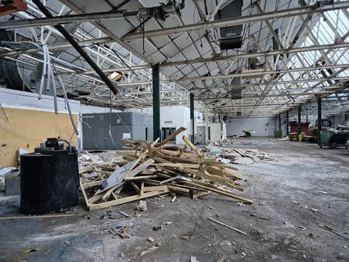 Bens Demolition Division photo Demolition of 10 acre factory site