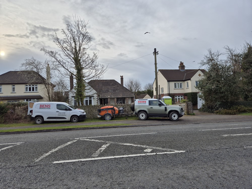 Bens Demolition Division photo Demolition of a house