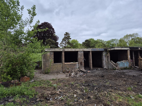 Bens Demolition Division photo Demolition of outbuildings