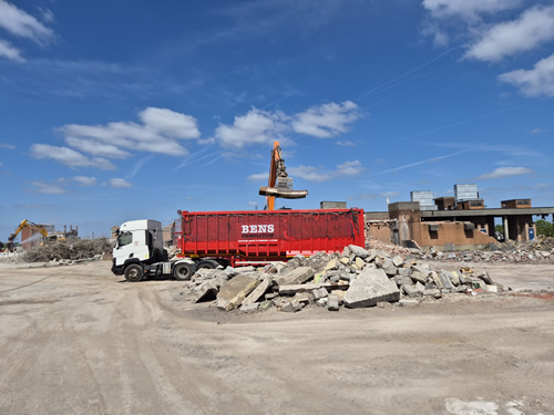 Bens Demolition Division photo Clearance of 10 acre factory site following demolition