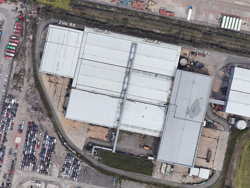 Bens Demolition Division photo Remove  concrete walls cladding shot blast and paint frame work