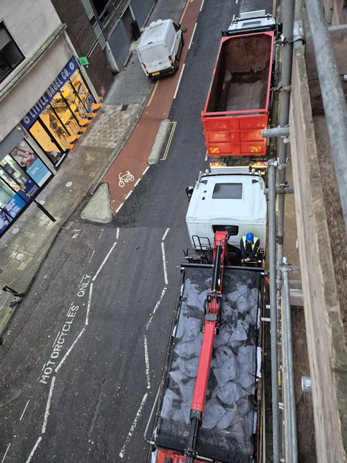 Bens Demolition Division photo Bristol City Centre Soft Strip