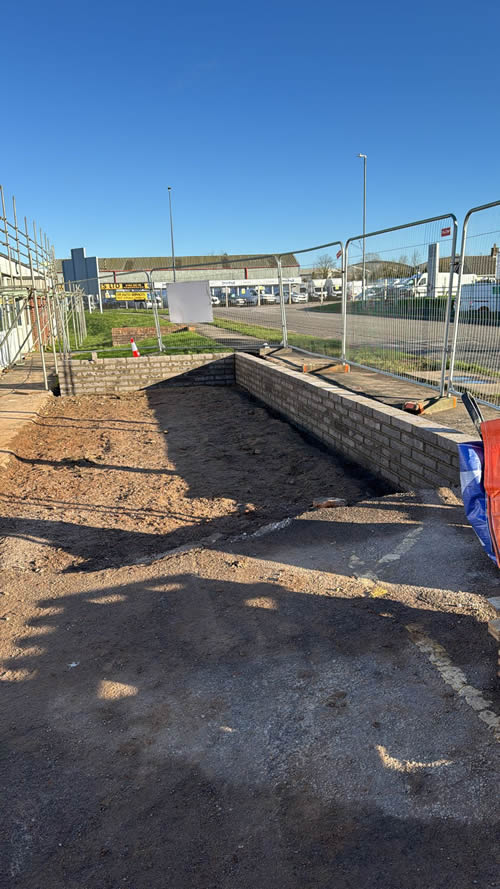 Bens Demolition Division job Yate court construction soft strip demolition and strip asbestos sheets photo number 9