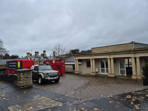Bens Demolition Division photo Holburne Park, Bath, Show Home demolition