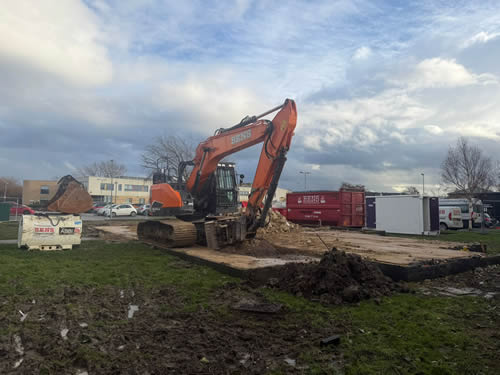 Bens Demolition Division job Hans Price Academy, Weston-s-Mare, Demolition of changing rooms photo number 10