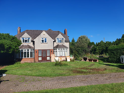 Bens Demolition Division photo House demolition on Church Road, Frampton Cotterell