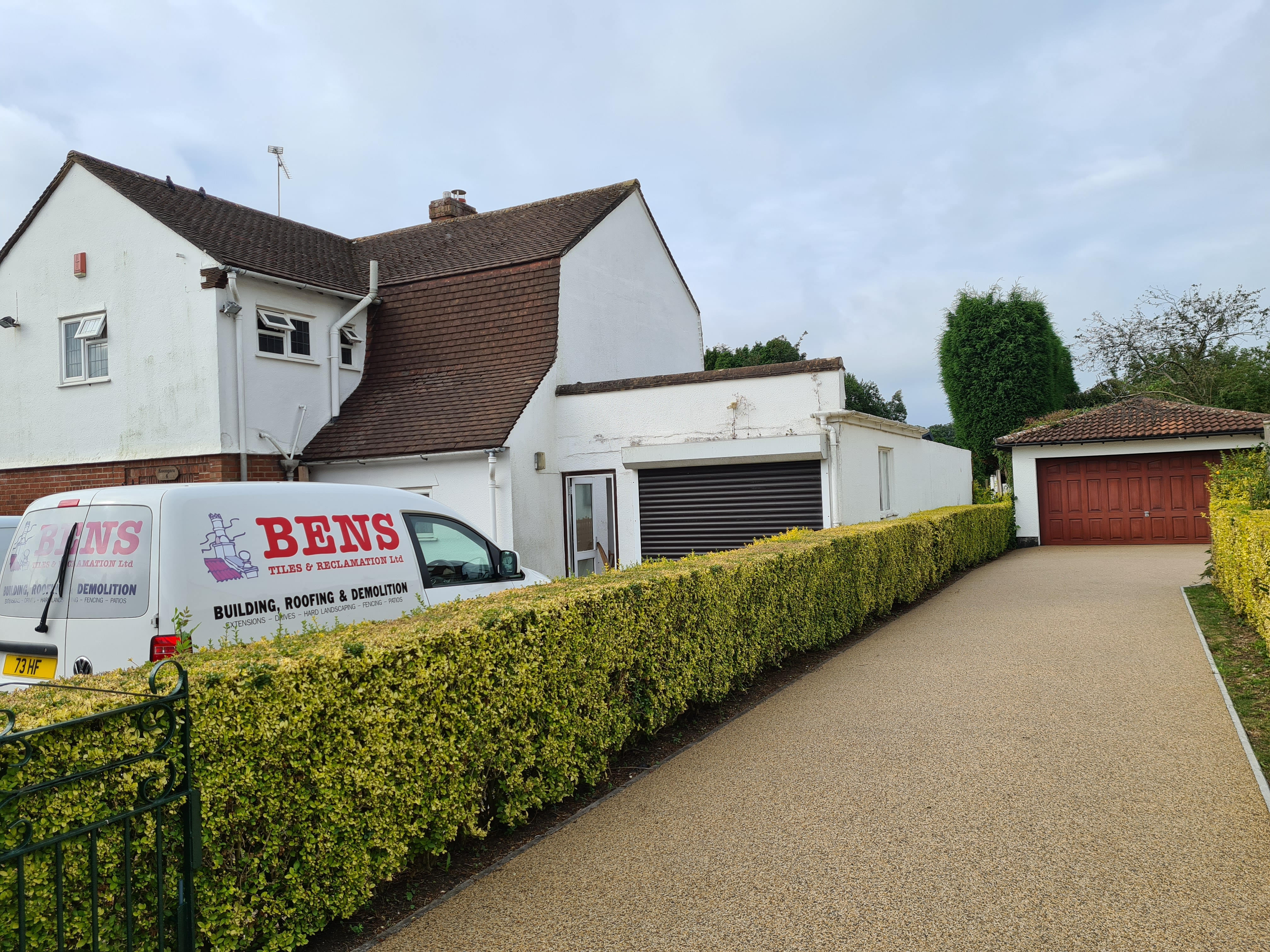 Bens Demolition Division photo Demolition of Garage at side of house